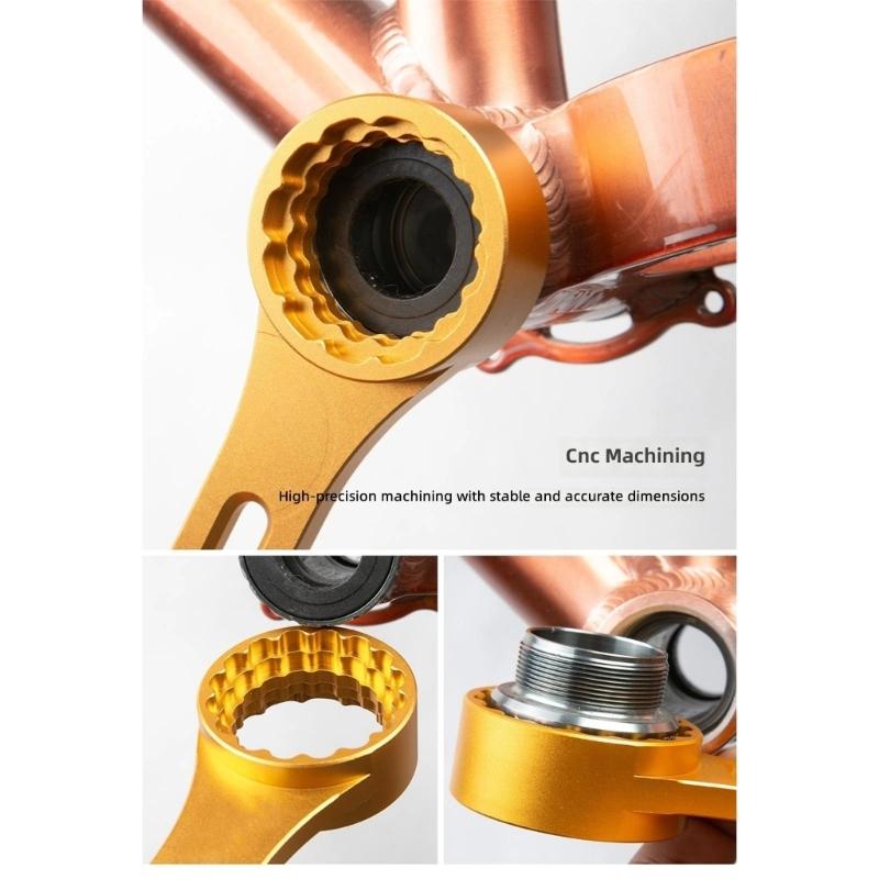 Precisions Bicycles Bottom Bracket Wrench Bikes Maintenance Tool with Smooth Handle Grip, Cycling Bottom Bracket Spanner
