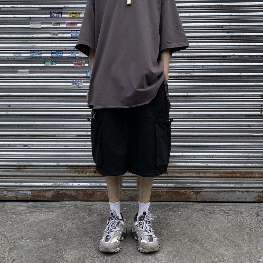 2023 Sommer Unisex Koreanischer Stil Locker Sitzende Arbeitskleidung Shorts - Lässige Trendige Sportbekleidung