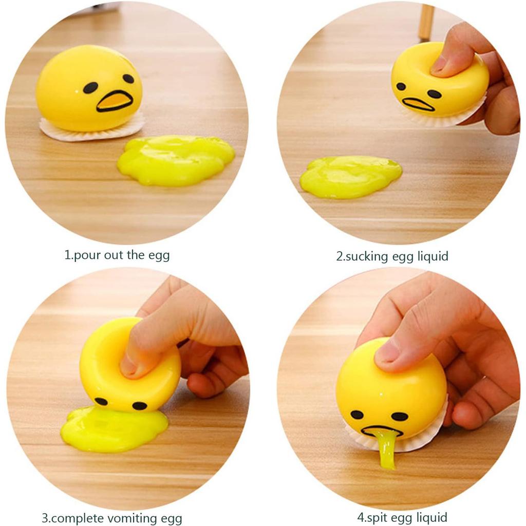 High-Quality 4Pcs High-Quality Vomit High-Quality Egg High-Quality Yolk High-Quality Brother High-Quality Funny High-Quality Trick High-Quality Toy