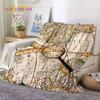 3D Ancient Nautical Chart World Map Compass Soft Flannel Blankets,Throw Blanket Comfortable Blanket for Picnic Beds Sofa Bedroom