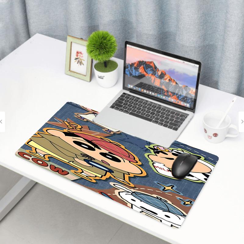 Crayon Shin Baskılı Mouse Pad, Kaymaz Masaüstü klavye Matı, PC Dizüstü Oyun Çalışma Günlük Kullanım için, Havalı Festival Sürpriz Hediye