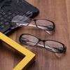 2PCS Fashion Ultra-light Reading Glasses Retro Square Pptical Prescription Glasses Men and Women +100 To +400