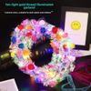 Led Light Flower Hair Accessory For Brides And Party Decorations Suitable For All Ages