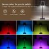 IRALAN USB Rechargeable LED Table Lamp Touch Switch Desk Lamp Bar Reading Night Lamp Bedside Table Lights Decoration for Bedroom