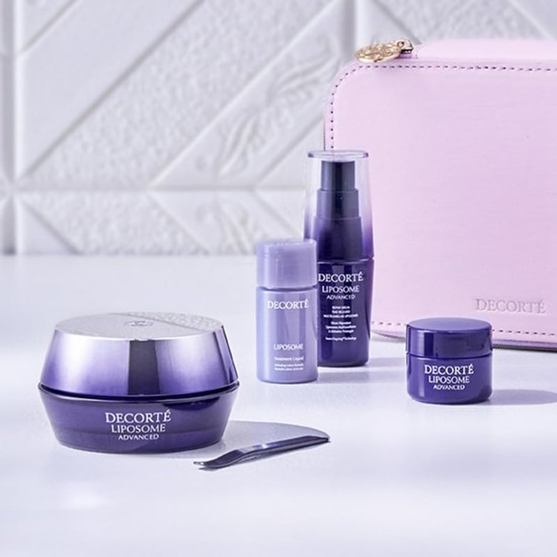 

[Decorte] Набор крема для лица Liposome Advanced Repair 50 г (+3 липосомы, мешочек в комплекте)