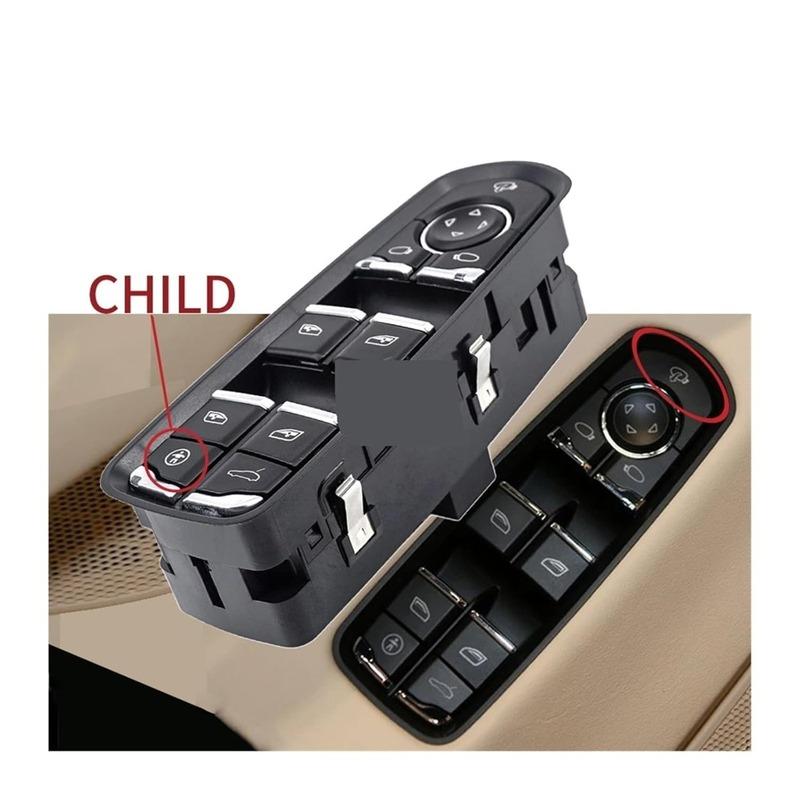 7PP959858R 13p Power Window Switch For Porsche Cayenne 2011- 2018 Macan 2014 - 2018 Panamera 2010 - 2016 New