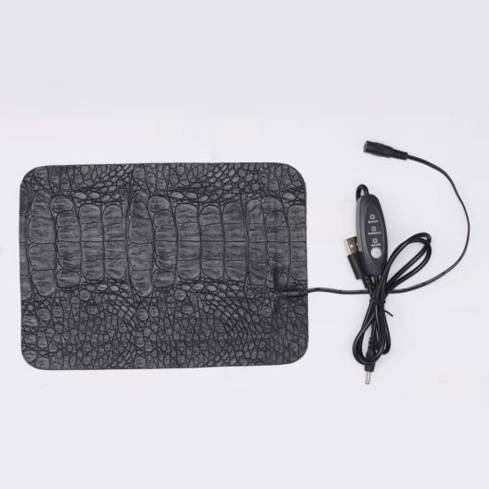 3 getriebe Temperatur Einstellung Rechteck Anti-scratch Klettern Pet Kissen Elektrische Faux Leder Warme