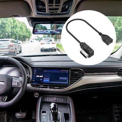 Portable USB Cable Music AMI To USB Female Data Wire Sound Adapter Replacement for A6L Q5 Q7 A8L Accessories