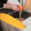 1/2pcs Kitchen Sink Water Splash Guard Sink Splatter Guard with Suction Cup Reusable Dish Washing Baffle Board for Wash Basin