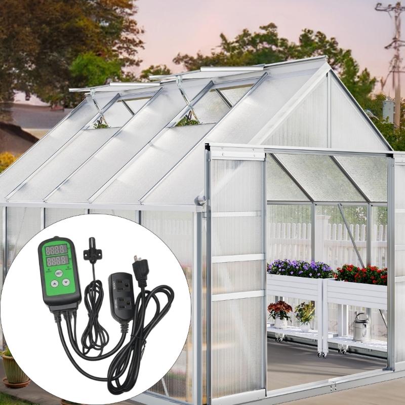Digitaler Feuchtigkeitsregler 1200W 110V für Gewächshaus Pilzzucht Heimbrauen Intelligentes Steuerungssystem