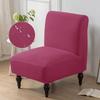 1PC Stretch Spandex Armless Chair Cover Solid Color Fat Head Single Sofa Covers Slipcover Removable for Hotel Bar Living Room