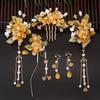Tassel Chinese Style Hairpin Set Pearl Flower Hair Comb Hanfu Hair Stick  Hair Accessories