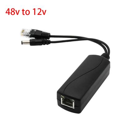 48 V 12 V Poe Splitter Konektörü Güç Adaptörü Enjektör Anahtarı Ip Kamera Wifi Enjektör Kablosu Duvar Fişi Güç Kaynağı