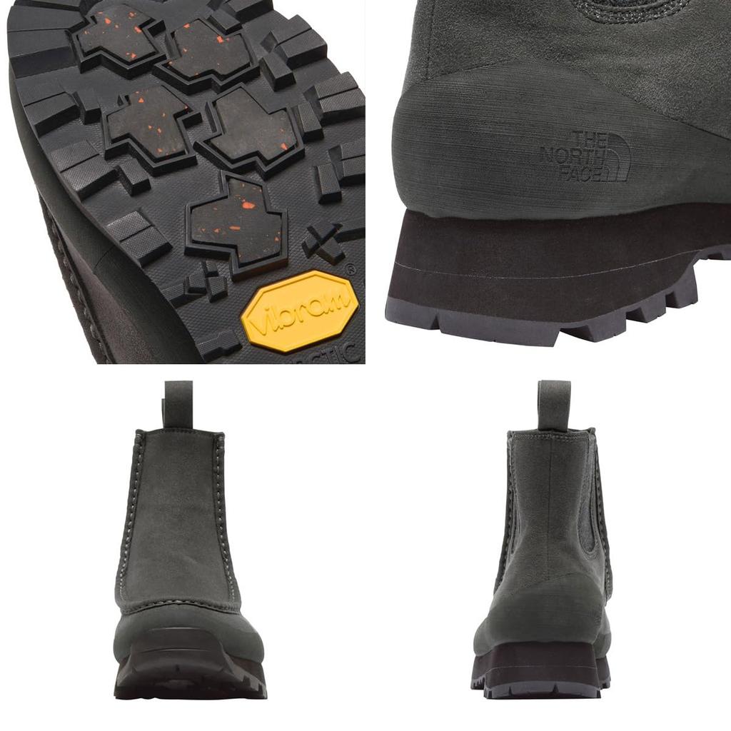 The North Face Ice Shot Sidegore Dark Asphalt Asphalt Size 8 WP, Gray/Dark Gray,