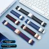 Natürliches Gummi Uhrenarmband 22mm Gebogen für Ulysse Nardin 263-10-3/93 263 DIVER Silikonarmband Faltschließe Wasserdichte Armbänder
