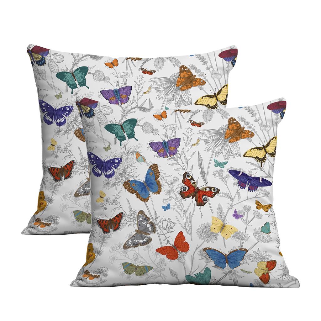 New Creative European Retro Floral Pillowcase Double-sided Printed Home Cushion Pillowcase Multiple Styles Available