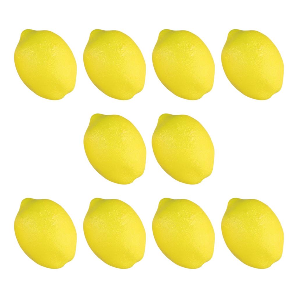 Artificial Lemon Decor Fake Lemon Props Foam Fruit Model
