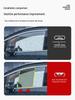 Wey Gaoshan Car Side Window Glass Wiper: Rainproof, Anti-fog, Double Scraper Rubber Strip Blade