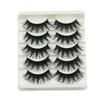 5 Pairs Beauty Long Thick Eye Lashes False Fake Cross Eyelashes Makeup Tool