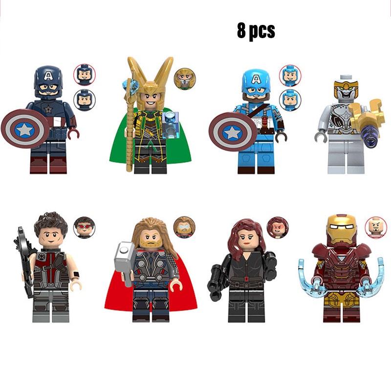 Superhero Building Blocks Figure Abs Plastic Toy 4.5cm Height