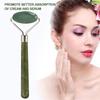 Jadestone Roller Face Massager Skin Tightening Lifting AntiWrinkle Facial Massage Instrument(Pink QuartzJadestone Single Head )