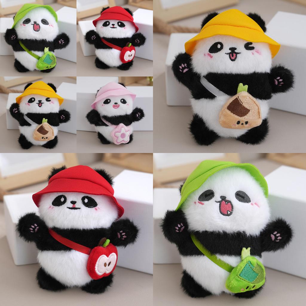 Bezaubernder Kawaii Plüsch Panda Schlüsselanhänger Weiches Niedliches Spielzeug Für Taschen Und Accessoires