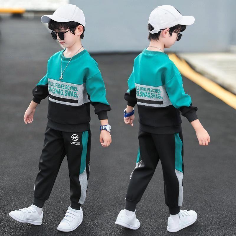 Ragazzi Primavera Maglione Pantaloni Tuta Bambini Sport Moda Bellissimi Primavera e Autunno Ragazzi Bambini Abbigliamento