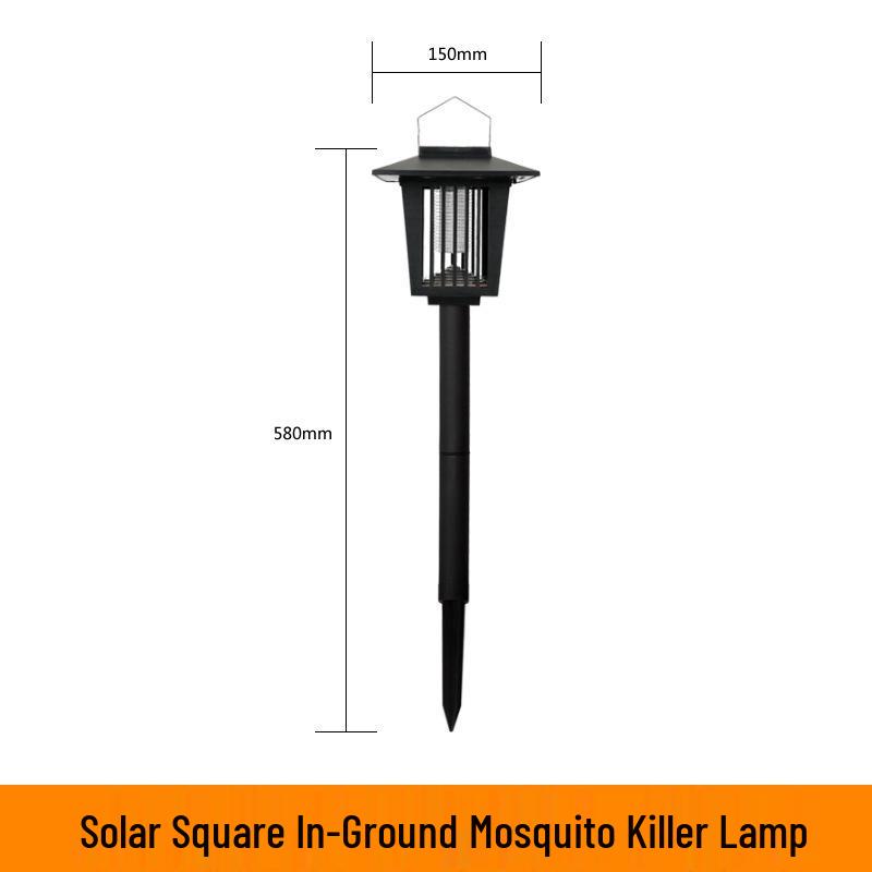 Cross-border Solar Outdoor LED Mosquito Killer: Electronic Waterproof Repellent Lawn Lamp Solar Insect Killer Lamp