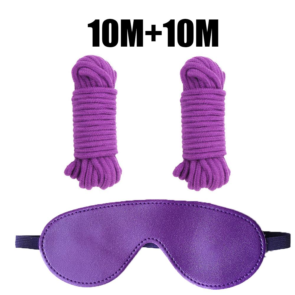 Soft Cotton Sex Ropes Bondage Rope Restraint Kit for Adult Sex Games Couple BDSM Strap Use for Restraints Game