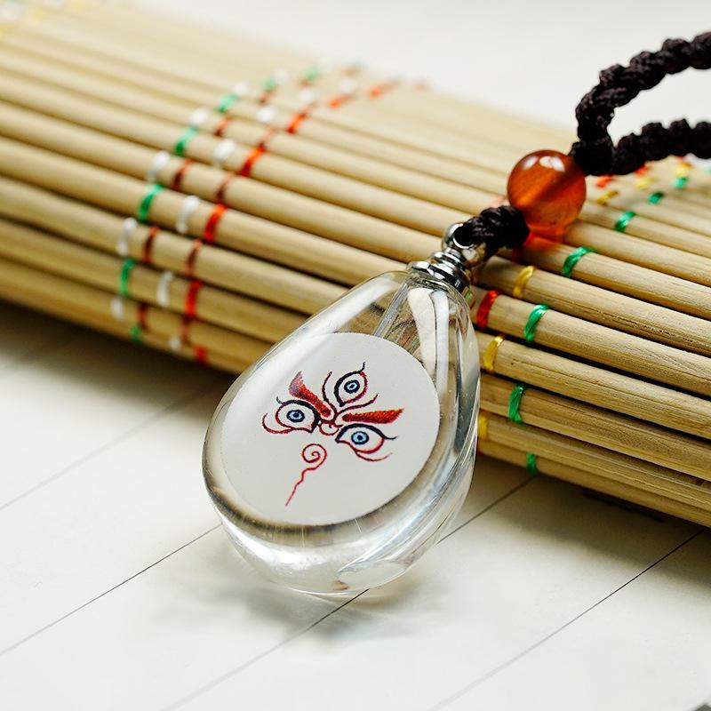 

1 шт. новый ненаследственный глаз Дхармы новый китайский стиль ищущий бог богатства дхарма сокровище жуйи ваза