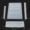 Diy Crystal Epoxy Mold Earrings Shelf Silicone Mold Display Stand Earrings Pendant Jewelry Rack Storage Set