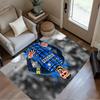 Inter Milan Celebration Floor Rug Office Rug Suitable for Study Room Outdoor Playrooms Bedrooms Anti-slip Rug Decorate Offices Best for Christmas