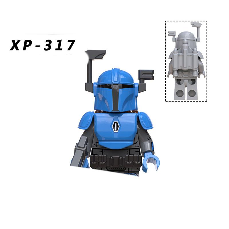 

MOC креативная одиночная продажа XP317 серии фильмов Рождественские детские собранные подвижные строительные блоки мини-игрушки