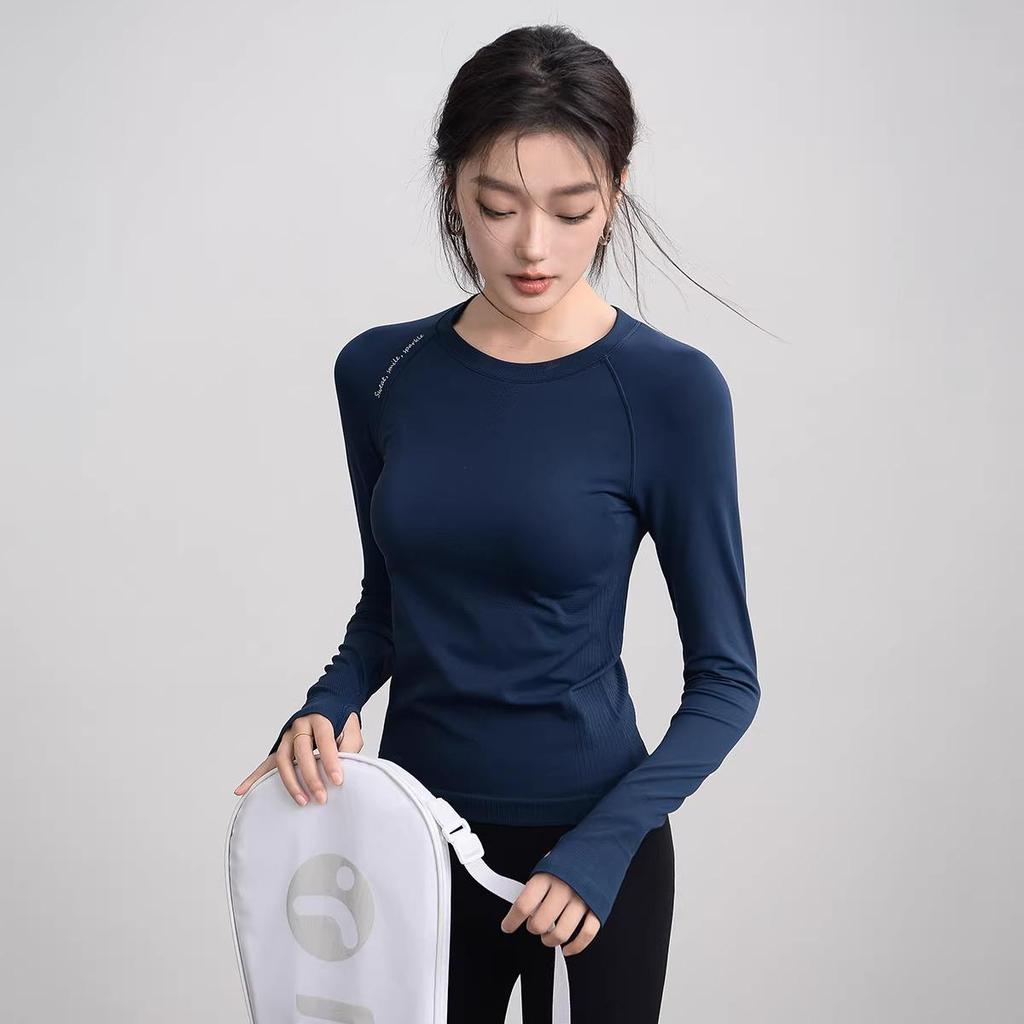 Women's Quick-Dry Slim Fit Long Sleeve Yoga Top