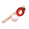 Cartoon Foam Ball Blower Traditional Wooden Rods Blowing Ball Game Fun Gadgets Balance Training Educational Toys Learning Toys