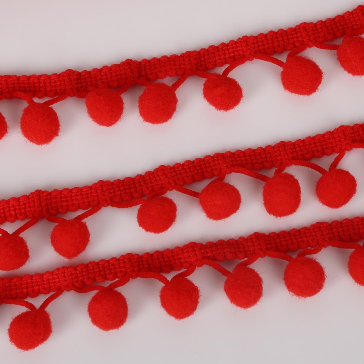 

5 ярдов, шар с помпоном, 10 мм, мини-жемчужный помпон, бахрома, лента для шитья, кружевная ткань, ручная работа, аксессуары для рукоделия «сделай сам»