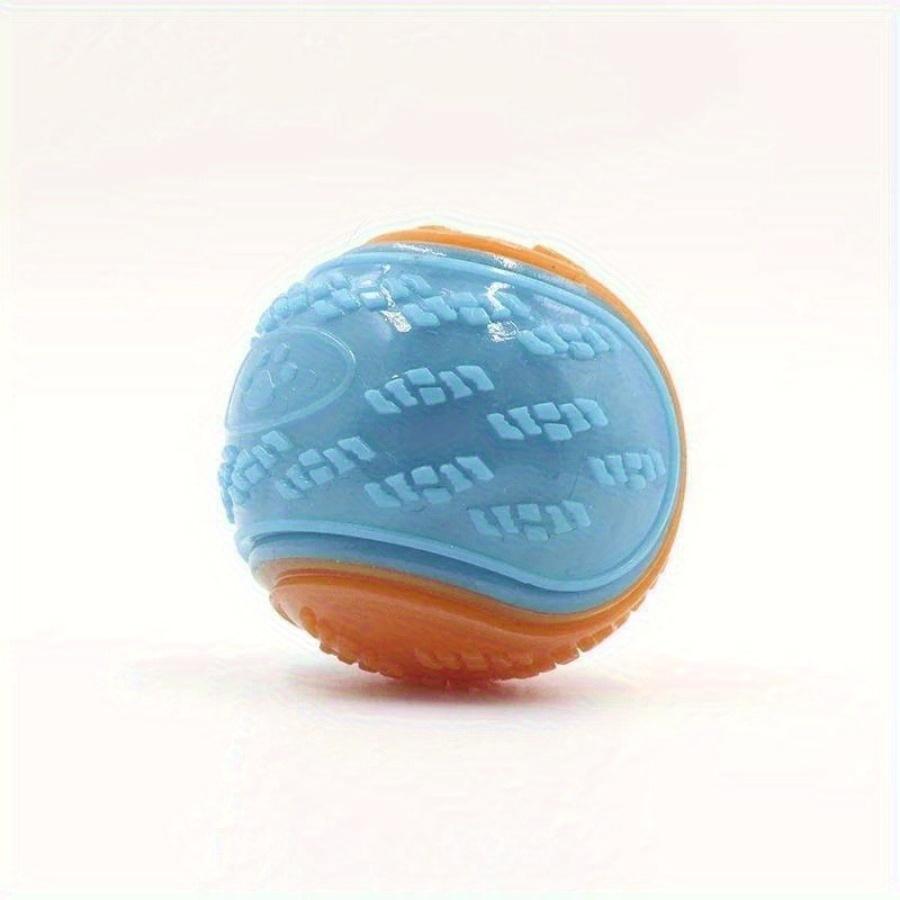 4 Stück/1 Stück Quietschender TPR Hundeball Spielzeug - Langlebiges, Bissfestes Kauspielzeug für Zahngesundheit & Interaktives Spiel, Zufällige Farbe