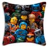 Cool For Legos Game Pillow Covers Cartoon Sofa Decorative Home Double-sided Printing Short Plush Cute Cushion Cover