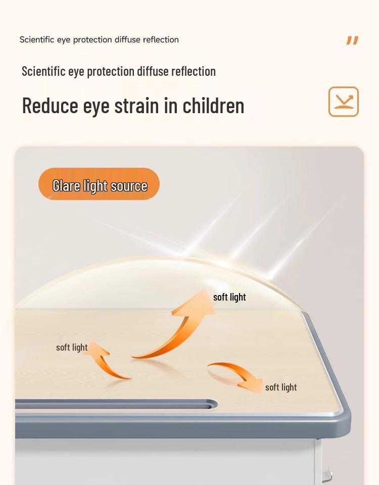 Children's Waterproof Desk Mat - Transparent Study Table Protector