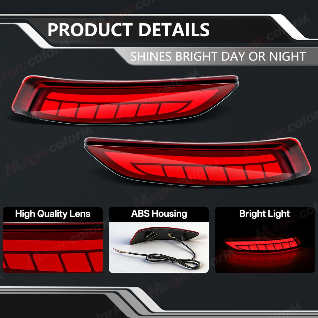 For Toyota Axio Corolla 2015-2018 Rear Bumper Reflector Lights For Lexus LS460 LS600hL 13-16 Brake Lamp 81910-50010 81920-50010