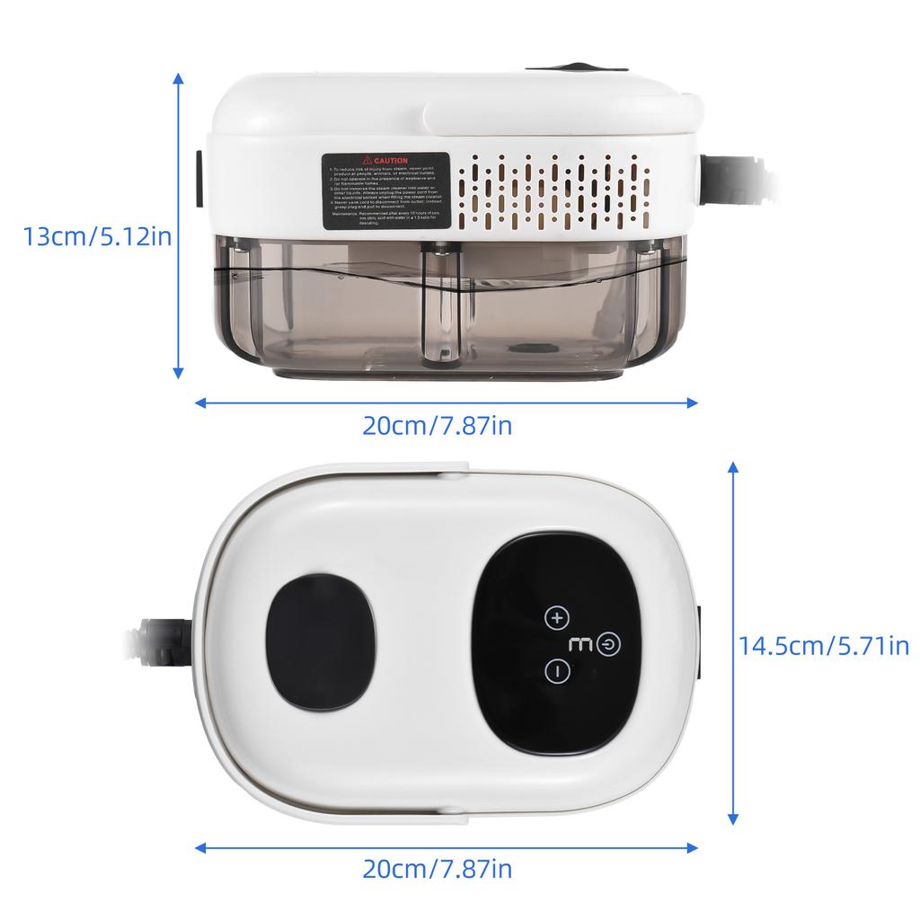 2500W High Pressure Steam Cleaner High Temperature Pressurized Steam Cleaning Machine 1100ml 3 Bar Portable Handheld Steam Cleaners