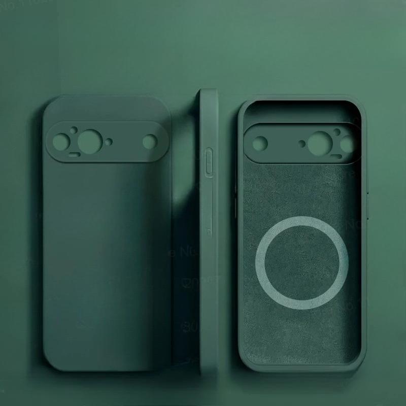 Original Liquid Silicone Candy Color Skin Friendly Cases For Google Pixel 10 9 Pro XL 8 7 6 A Wireless Charging Shockproof Cover