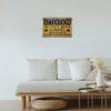 Vintage Bee Tin Sign Farmhouse Wall Decor Weatherproof Home Bar