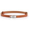 Contemporary Waist Adjustable Belt With Sleek Metal Buckle For Elegant Dresses In Colors Fall