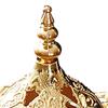 Arabic Incense Burner Candlestick Holder Ornament Metal Censer Cone for Yoga