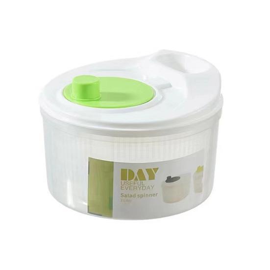 Large Salad Spinner Dehydrator with Stainless Steel Basin And Filter Basket 3/5L Multi-Use Vegetable Washer Dryer Strainer for Fruits And Lettuce