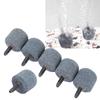 30PCS Black Sandstone Aquarium Oxygen Pump Aeration Air Stone Fish Tank Bubble Stones Accessory