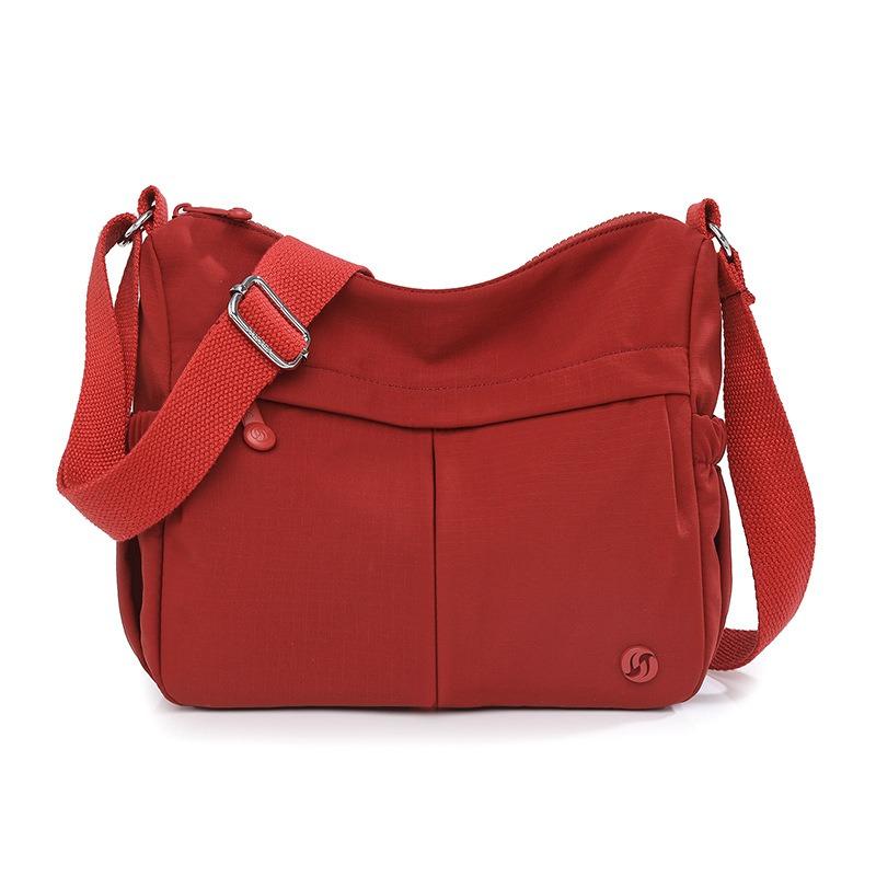 Leichte Nylontasche Sommer neue Damentasche Street-Trend Schulter Messenger Bag lässige literarische Muttertasche