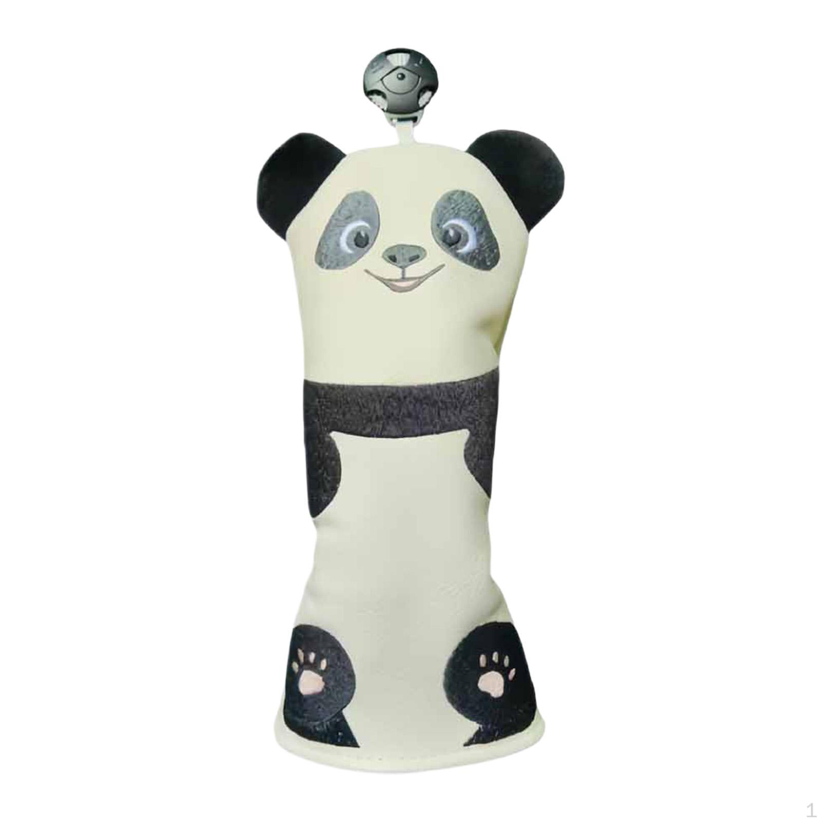 

Golf Cover Panda Headcover Creative Gift Cute Sleeve Protector for Sports Parks Men Women 23.5cmx10.5cm