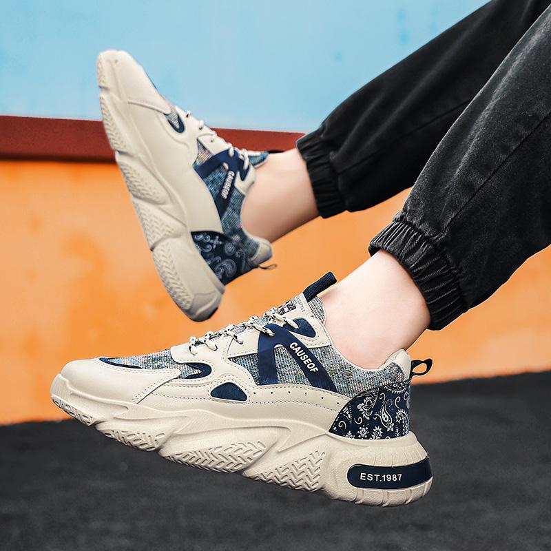 Spring Men's Sneakers Outdoor Breathable Comfortable Non-slip Platform Shoes Designer Mens Trendy Casual Shoes Zapatos Casuales